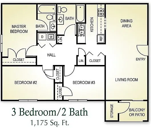Floor plan 3X2 50