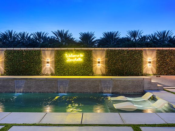 Bask in total comfort from one of the two water loungers.