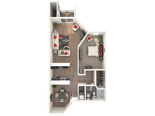 Floor plan 1B