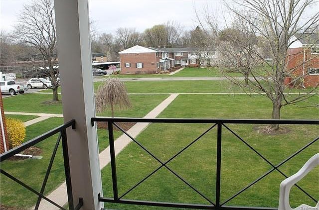 Deck Overlooks Scenic Courtyard
