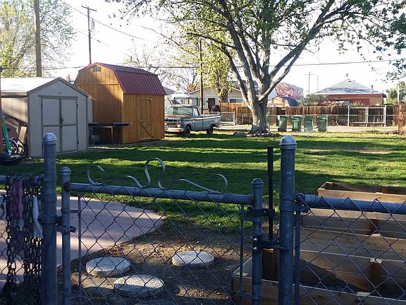 View of back yard