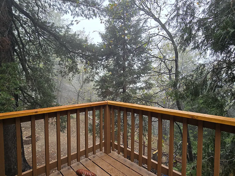 Upstairs deck
