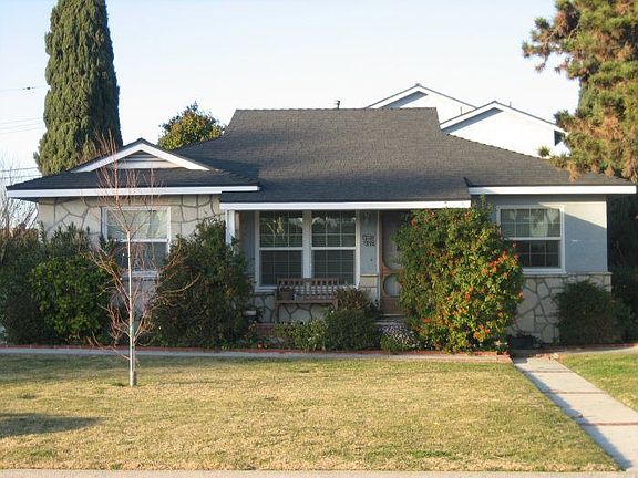 Front of home on corner lot