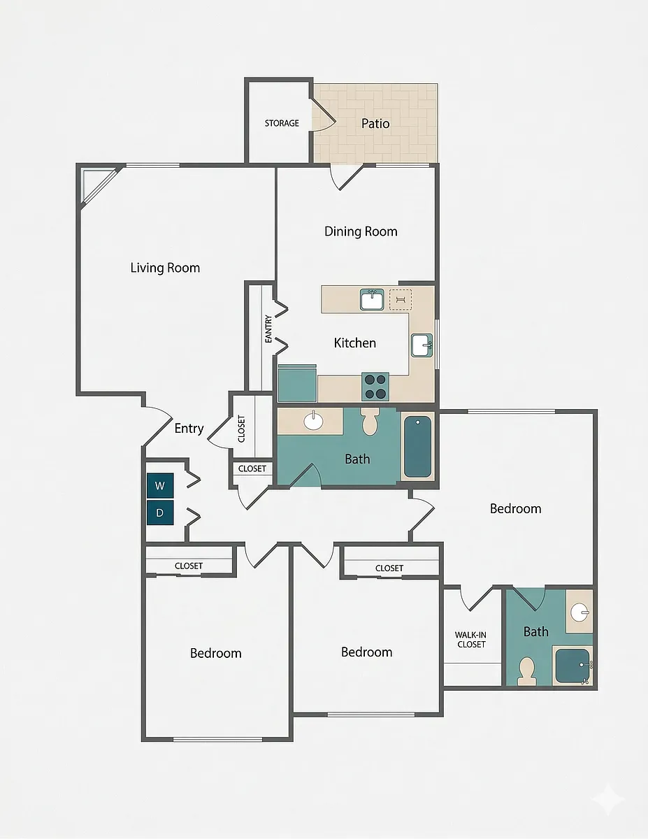 Floor plan 3X2