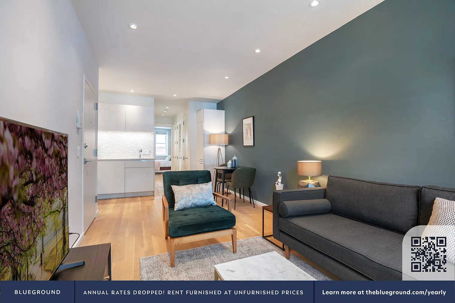 1 bed, 1.0 bath, 550 sqft, $3,770 — Photo 2