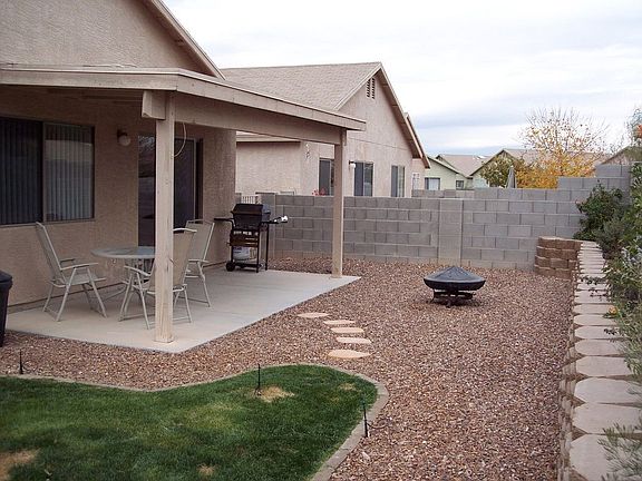 Backyard with patio