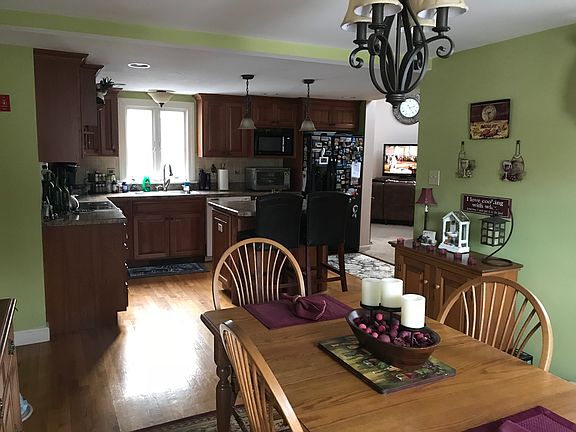 kitchen and dining area