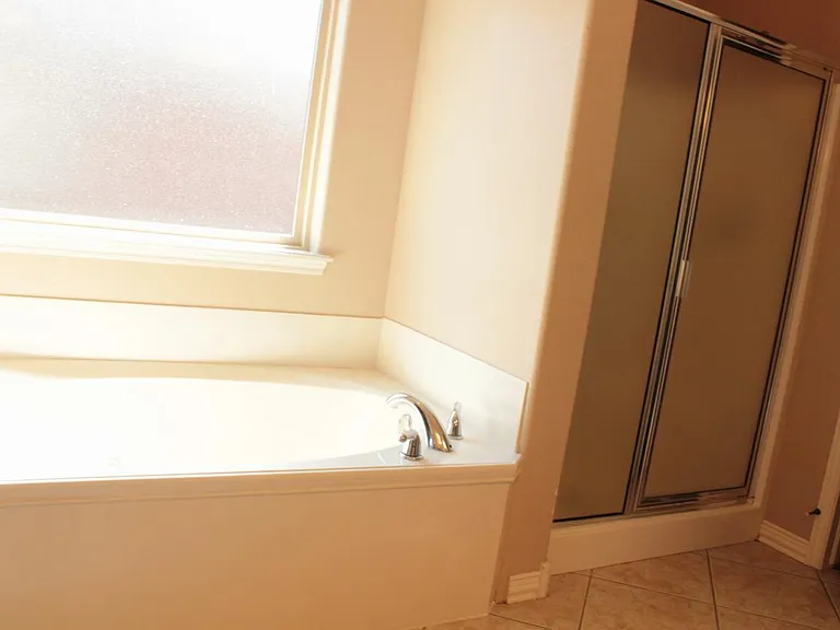 Soak the stress away in the Master Bath