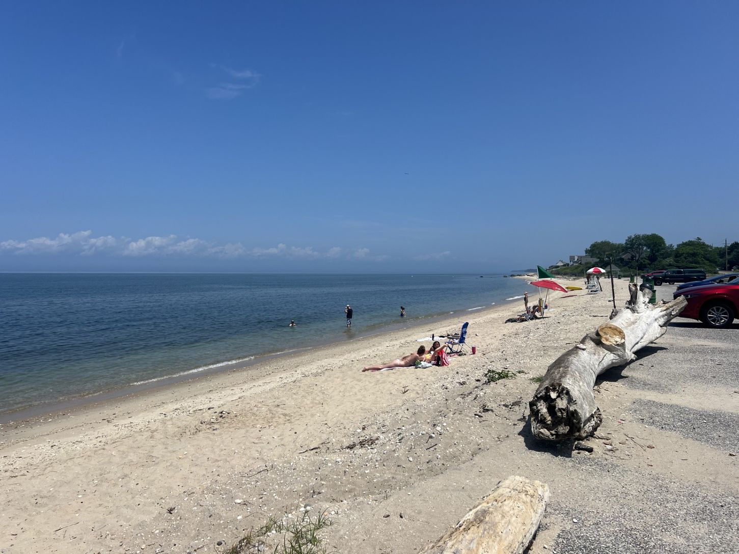 Southold Town Beach is 1/2 mile from home.