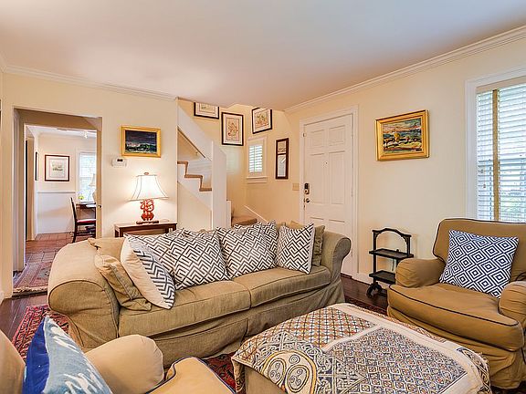 Living Room with Stairs