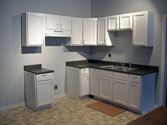 It's got it all: kitchen, bedroom, the works...