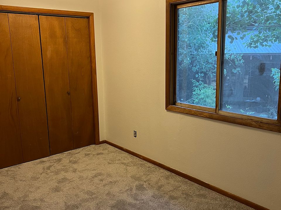Bedroom has new carpetting and freshly painted ceiling and floor. Please excuse the lack of outlet covers, these photos were taken before renovations were completed.