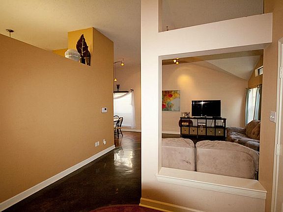 Architectural details abound in this home