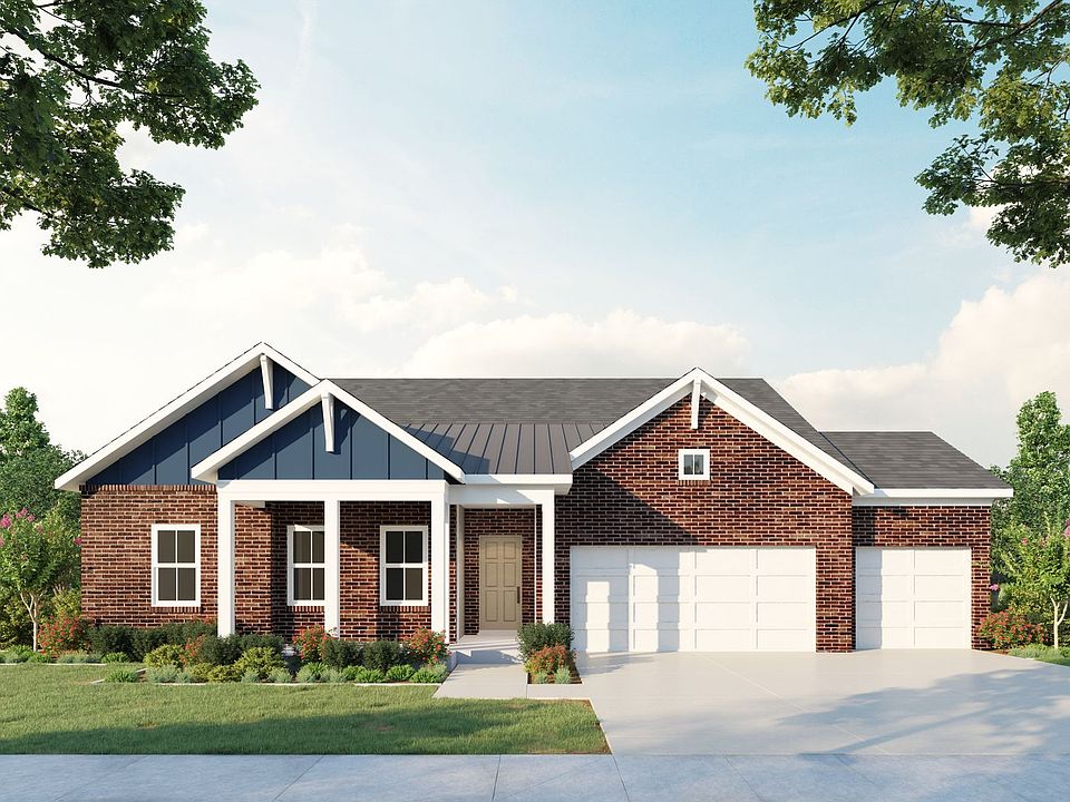 Cottage Elevation 3 Car