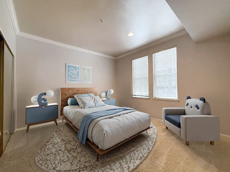 Second Bedroom - Virtually staged