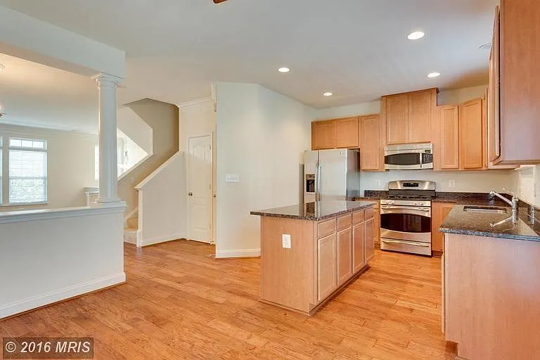 Kitchen and stairs to 3rd Floor