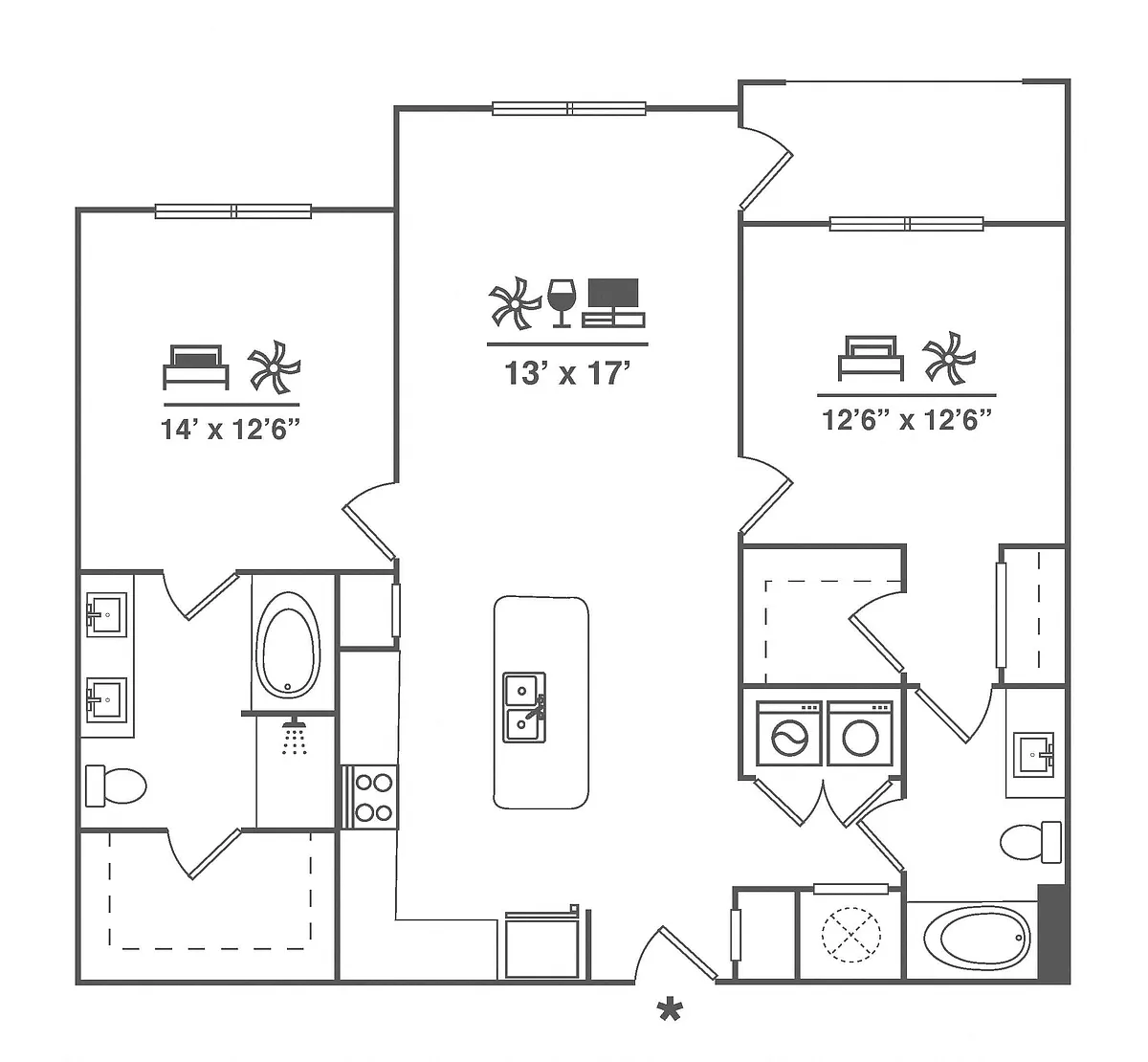 Floor plan B4