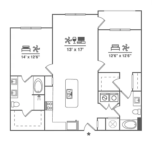 Floor plan B4