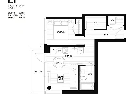 2nd image of 8120 Oak St #405