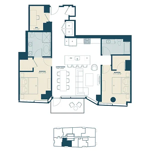 Floor plan B7d