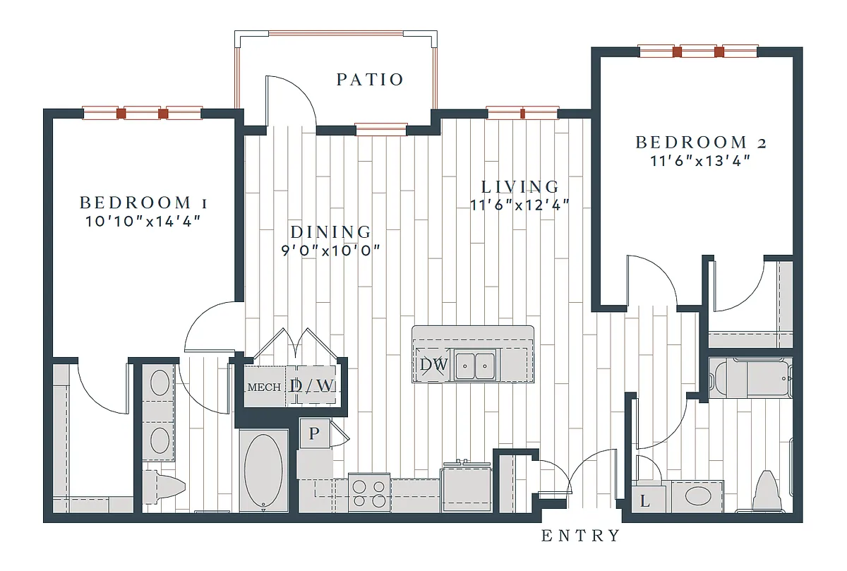 Floor plan B3-1134