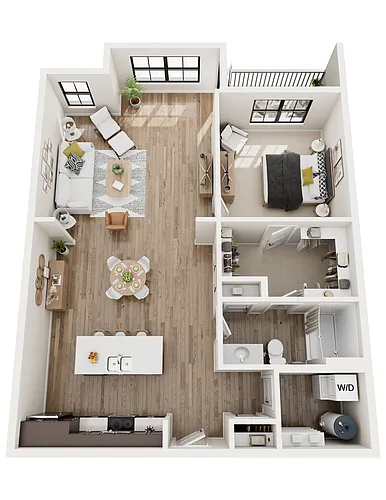 Floor plan The South
