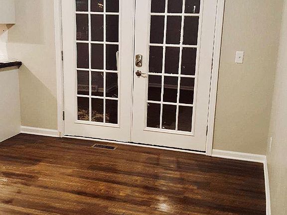 New French Doors in Dining Area 