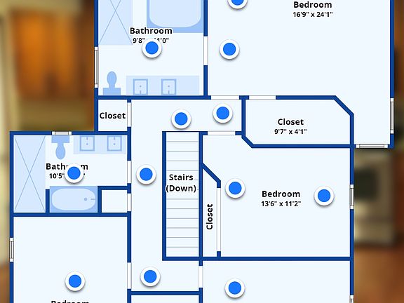2nd floor layout/blueprint.