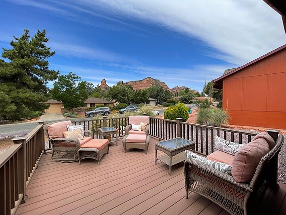 Front deck and views