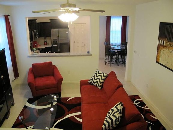 Living Room - view towards the kitchen