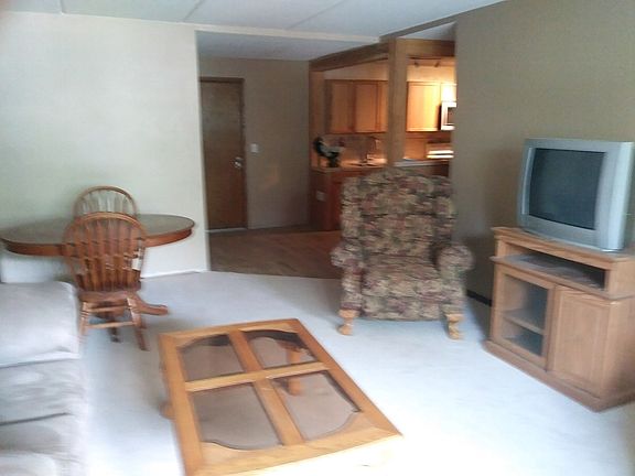 Looking towards entry