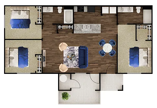 Floor plan C1