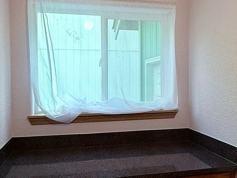 Left side laundry space