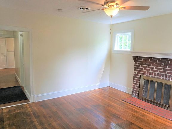 Living Room with Refinished Wood Floors