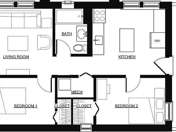 2nd image of 2103 N Western Ave #2R