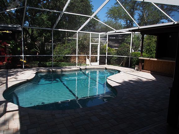 Heated, salt water pool