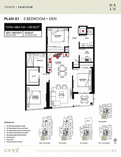 Floor plan Fairview G1
