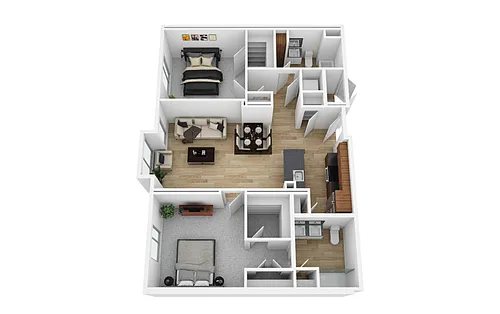 Floor plan 2x2 BA