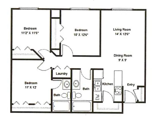 Floor plan 214