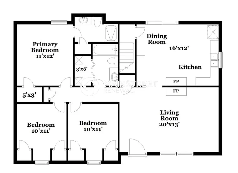 front view - 933 NE Bristol Dr