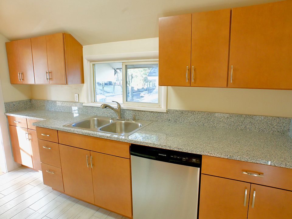 Kitchen sink and window