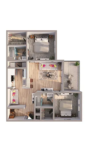 Floor plan B1-LC