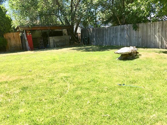 Large fenced yard