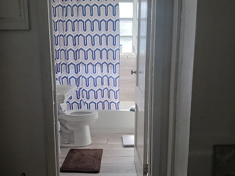 Bathroom. New Sink and Toilet.