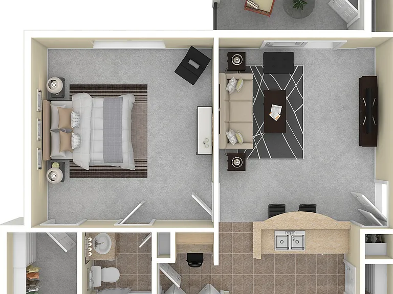 A1 3D Floor Plan A1 3D Floor Plan