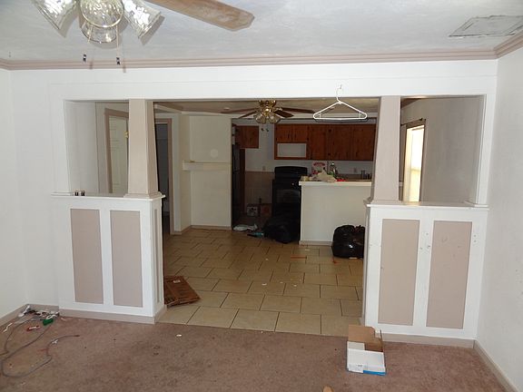 View of kitchen in front uni