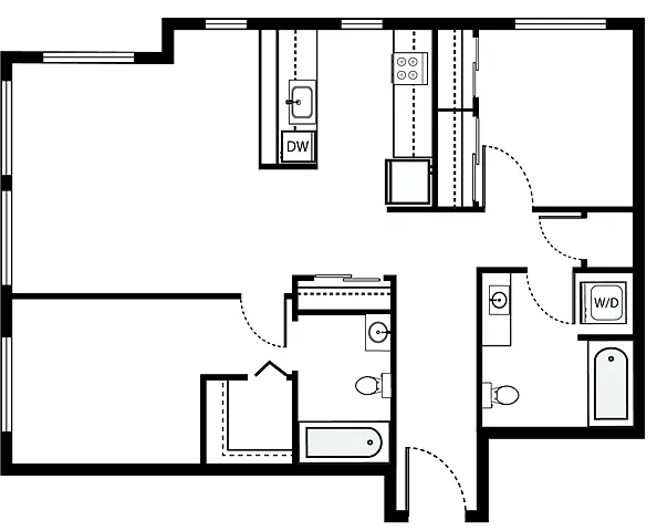 Floor plan 2X2 - B5