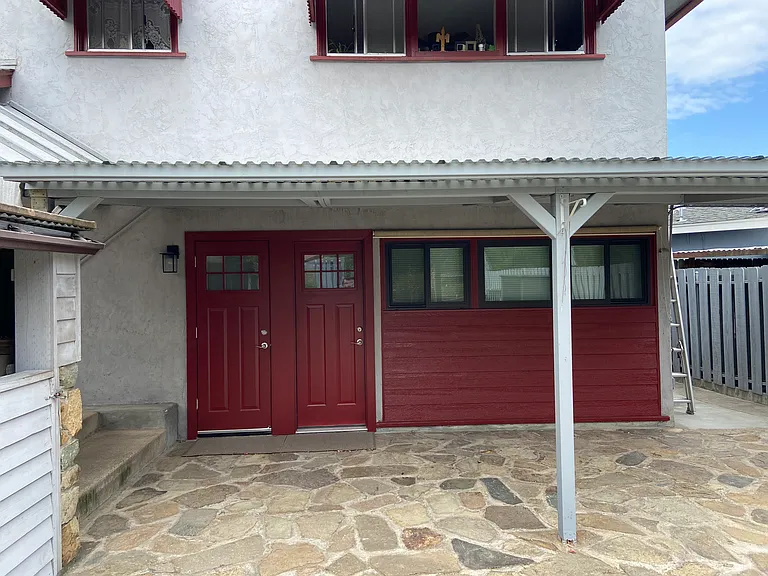 Back of house, main entrance