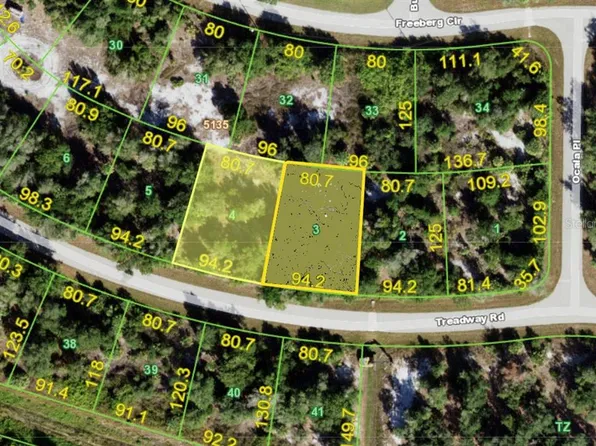 7198 & 7206 TREADWAY ROAD LOT 0004, PORT CHARLOTTE, FL 33981