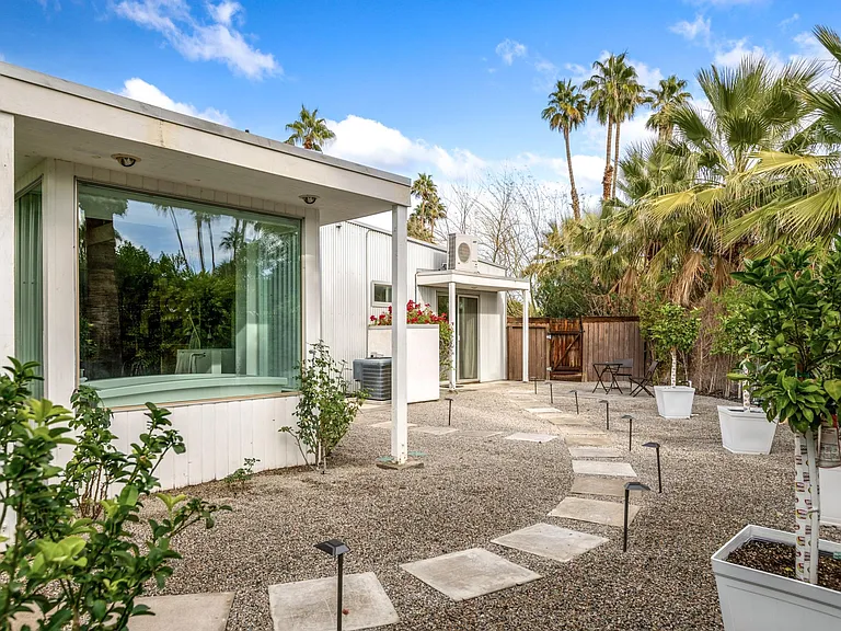 Side yard and walkway from casita